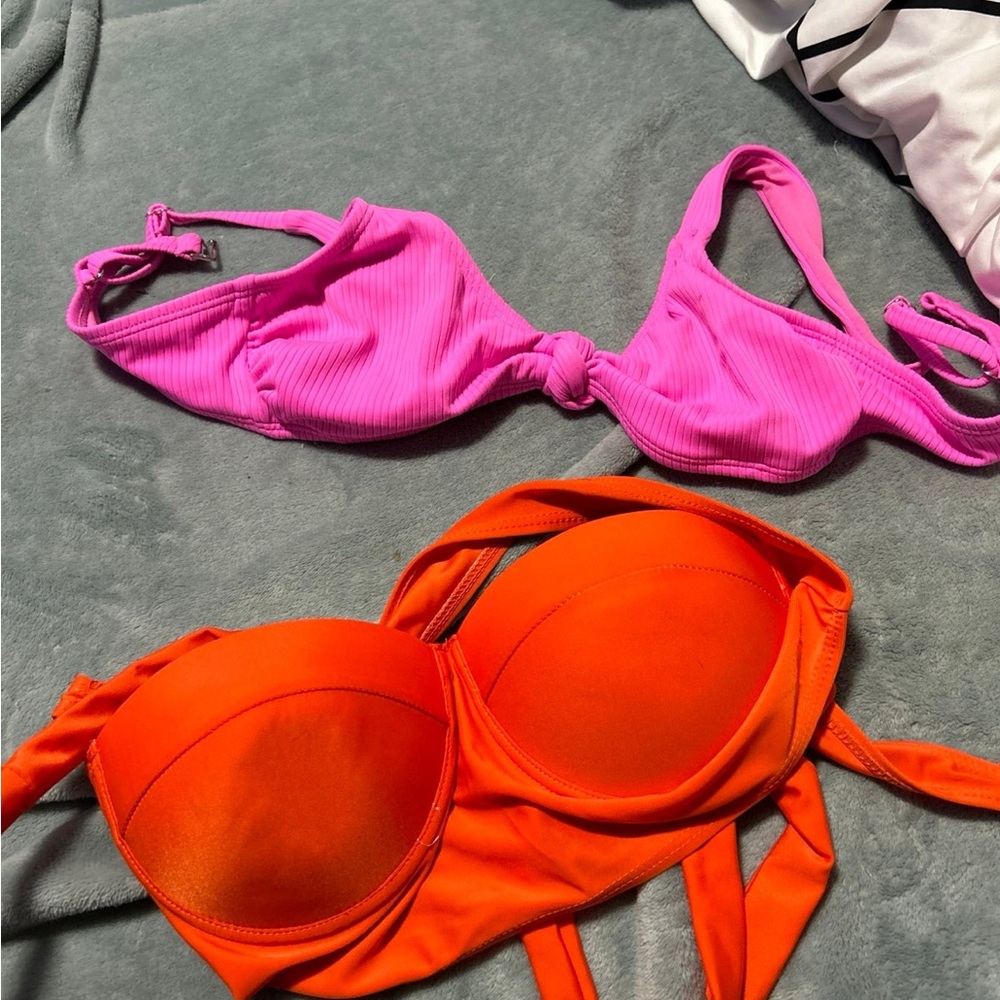 bikini top set bundle both are size small